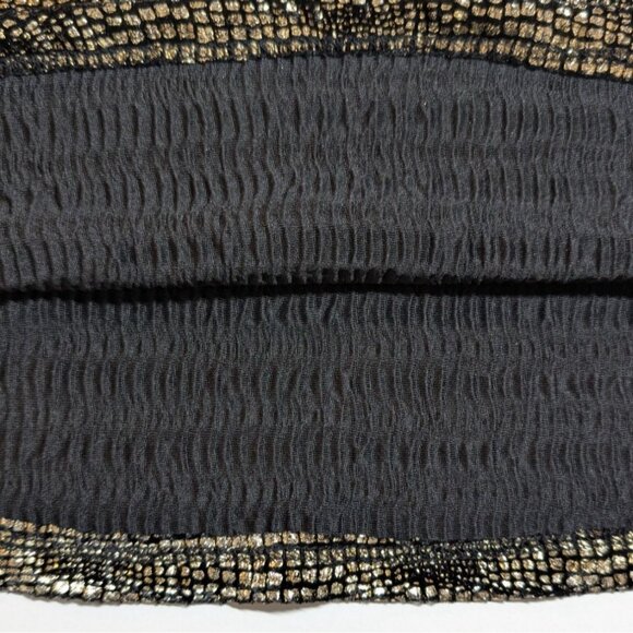 Vintage Velvet Burnout Cami Womens Medium Gantos Going Out Top Gold Metallic - Picture 6 of 6